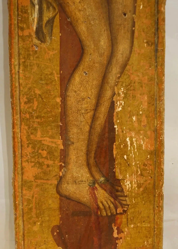 Crucifijo Oriental Griego Renacentista de Principios del Siglo XIX