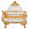 Centro Francés de Ormolu y Cristal del Siglo XIX