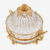 Centro Francés de Ormolu y Cristal del Siglo XIX