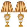 Lámparas Francesas Cristal de Baccarat y Ormolu Estilo Luis XVI de Siglo XIX