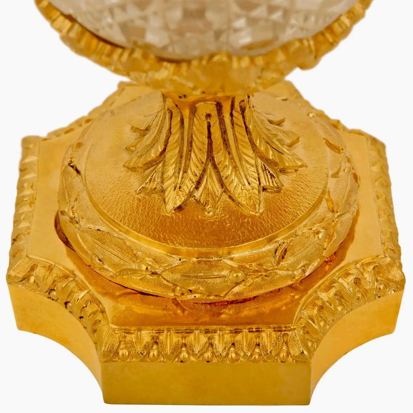 Lámparas Francesas Cristal de Baccarat y Ormolu Estilo Luis XVI de Siglo XIX