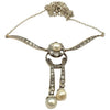 Collar Lavalier Eduardiano con Diamantes y Perlas Naturales de 1910