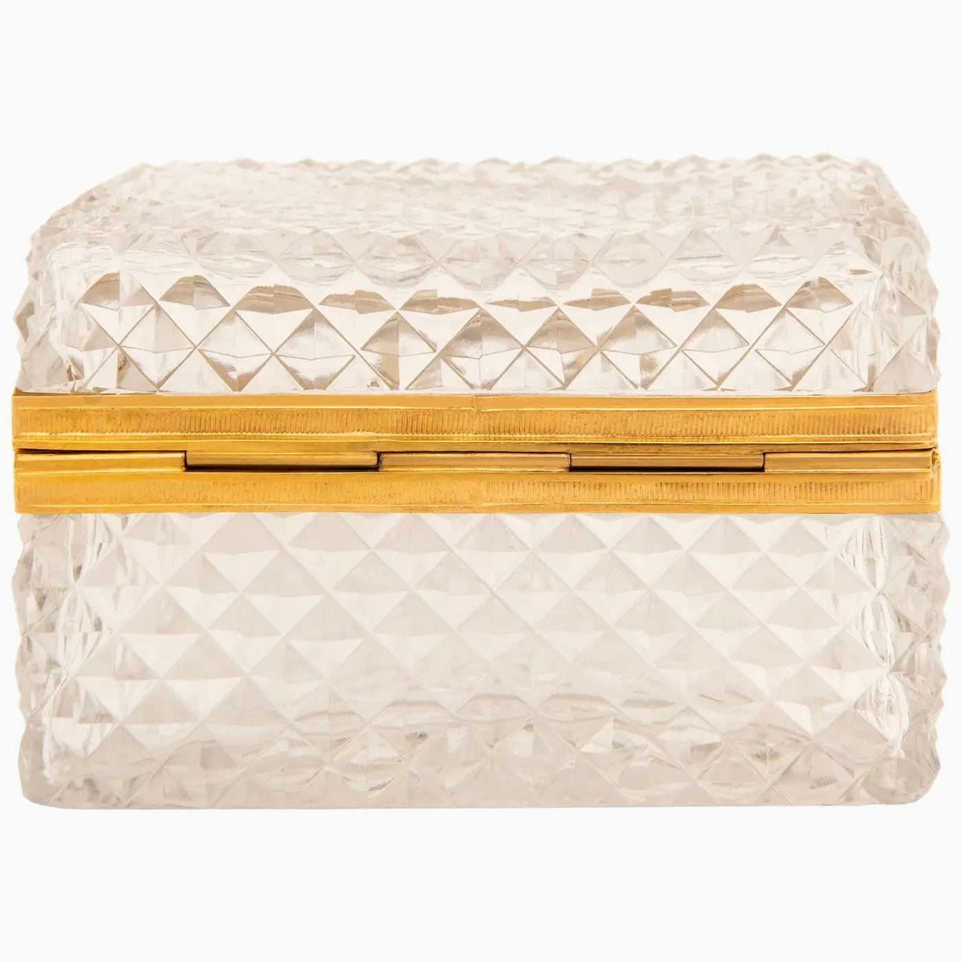 Caja Francesa del Siglo XIX en Cristal de Baccarat y Ormolu | Estilo Luis XVI