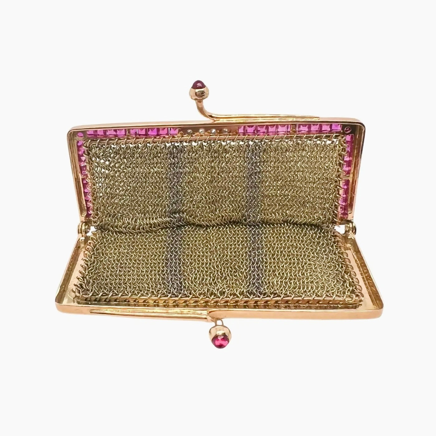 Monedero Art Déco de Oro con Diamantes y Rubíes | París, 1920