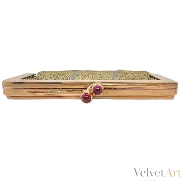 Monedero Art Déco de Oro con Diamantes y Rubíes | París, 1920