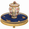 Tintero Francés de Porcelana de Sèvres y Ormolú  | Siglo XIX, Estilo Luis XVI