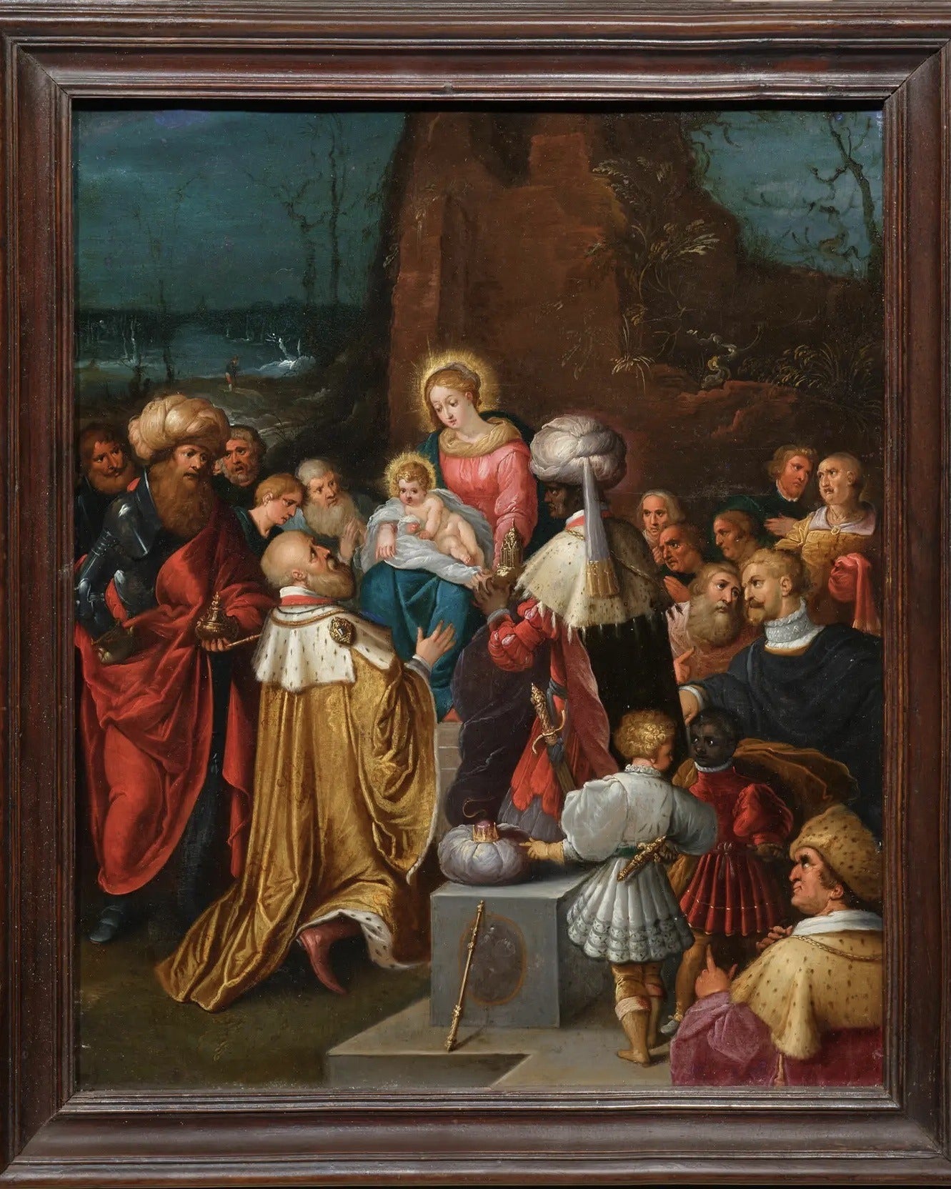La Adoración de los Reyes Magos | Frans Francken el Joven, 1610 | Escuela de Amberes