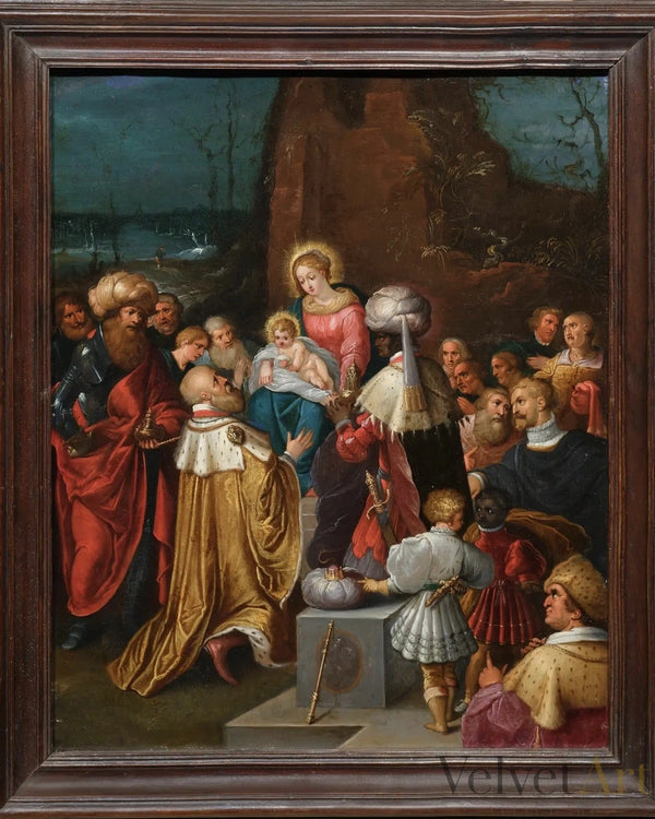 La Adoración de los Reyes Magos | Frans Francken el Joven, 1610 | Escuela de Amberes