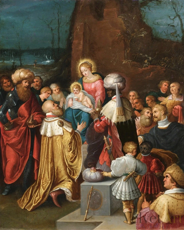 La Adoración de los Reyes Magos | Frans Francken el Joven, 1610 | Escuela de Amberes