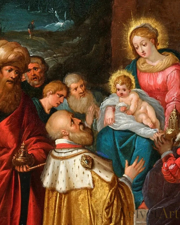 La Adoración de los Reyes Magos | Frans Francken el Joven, 1610 | Escuela de Amberes