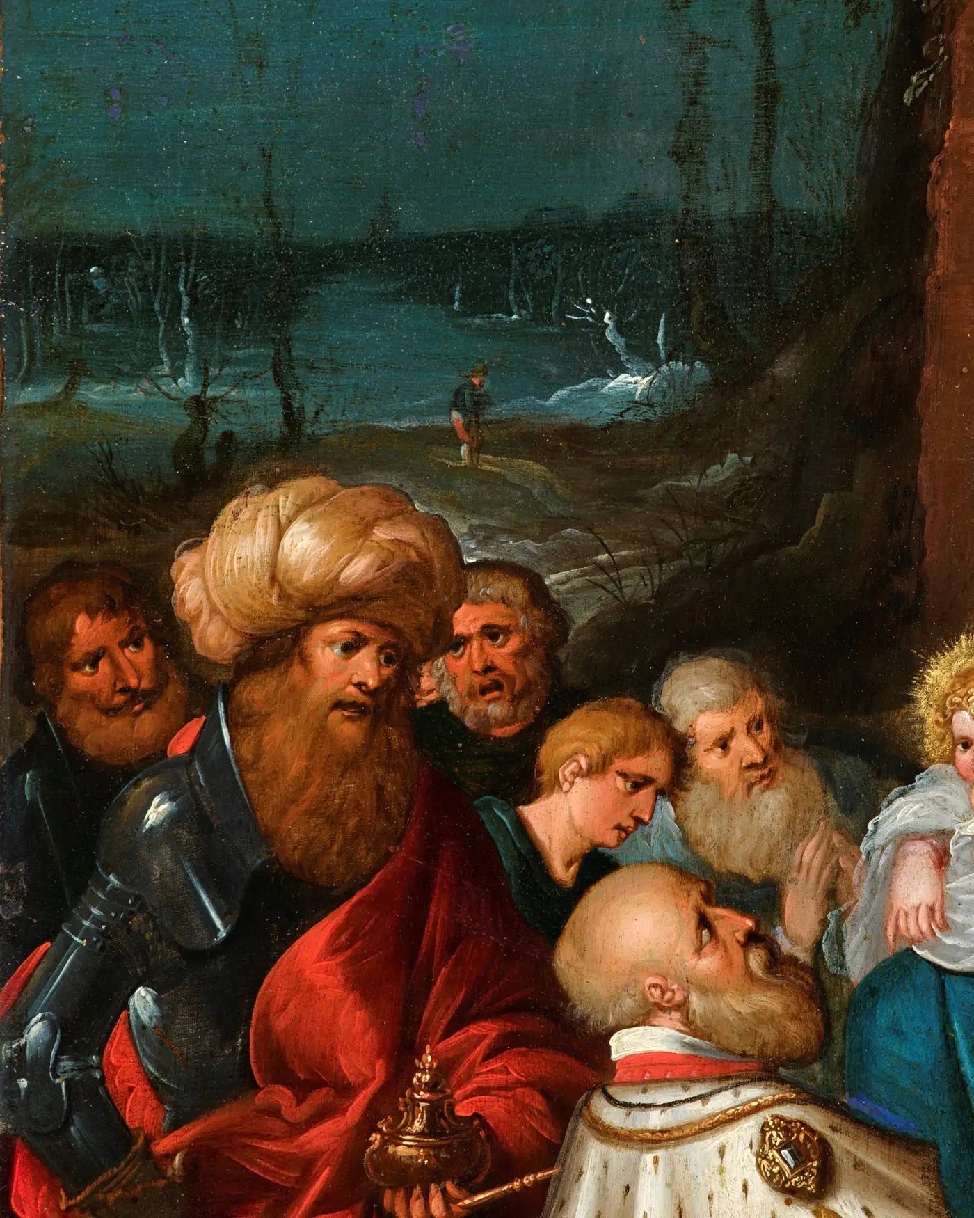 La Adoración de los Reyes Magos | Frans Francken el Joven, 1610 | Escuela de Amberes