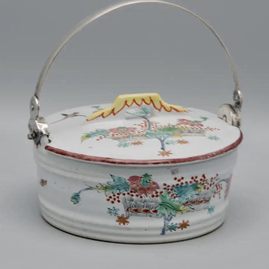 Mantequera Policroma de Delft del Siglo XVIII | Estilo Kakiemon