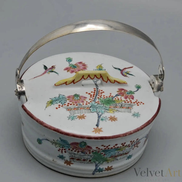 Mantequera Policroma de Delft del Siglo XVIII | Estilo Kakiemon