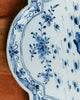 Cartela de Delft con Dama en Jardín Chinoiserie (1750–1775)