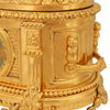 Caja joyero francesa de porcelana de Sèvres y ormolú, estilo Luis XVI, siglo XIX