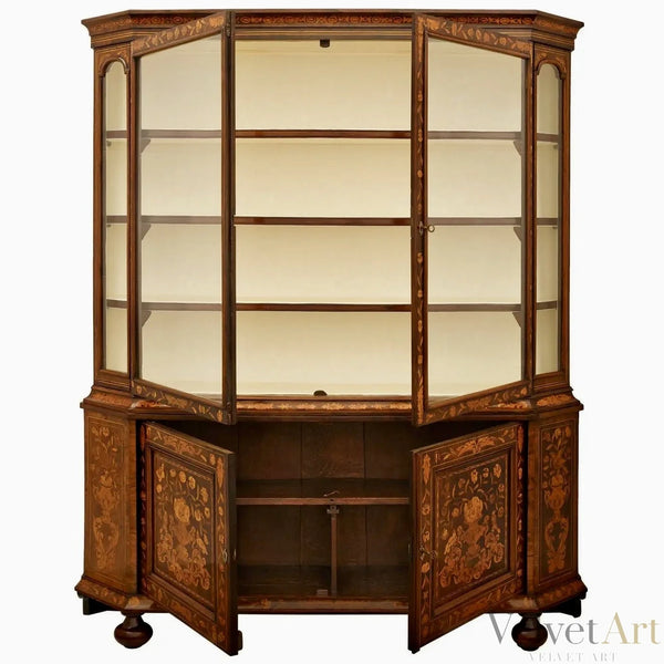 Vitrina Holandesa Barroca del Siglo XVIII