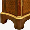 Vitrina Francesa en Tulipwood, Ormolu y Mármol Brèche Violette | Siglo XIX, Estilo Luis XV