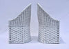Sillas de Ratán Trenzado Wicker Works de los Años 80