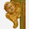 Espejo Barroco Italiano de Madera Patinada y Giltwood del Siglo XVIII