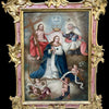 La Coronación de la Virgen | Escuela Virreinal Siglo XVIII