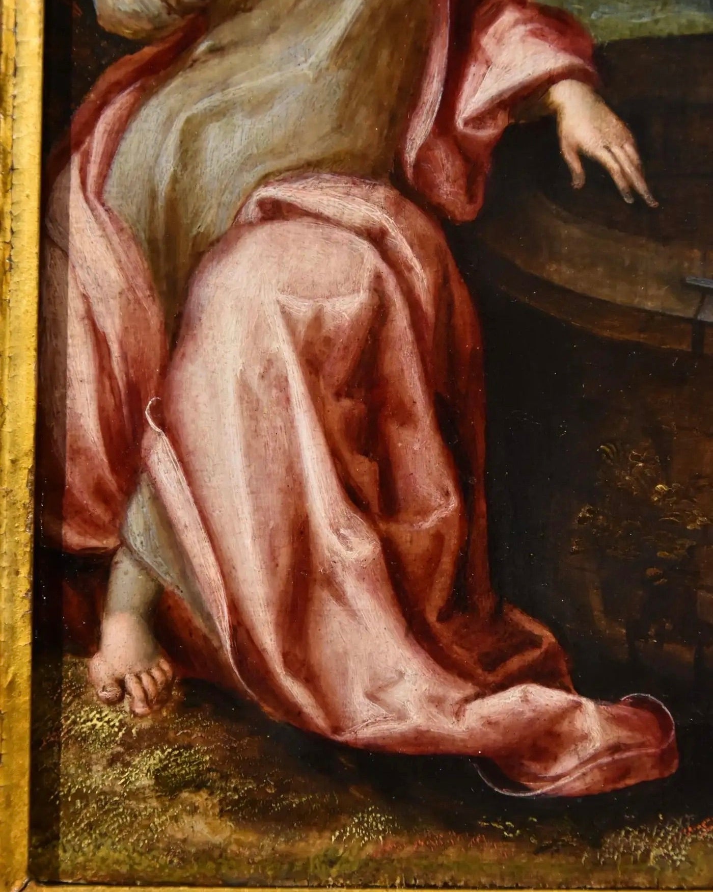 "Cristo y la Samaritana" | Ludovico Pozzoserrato, Siglo XVII