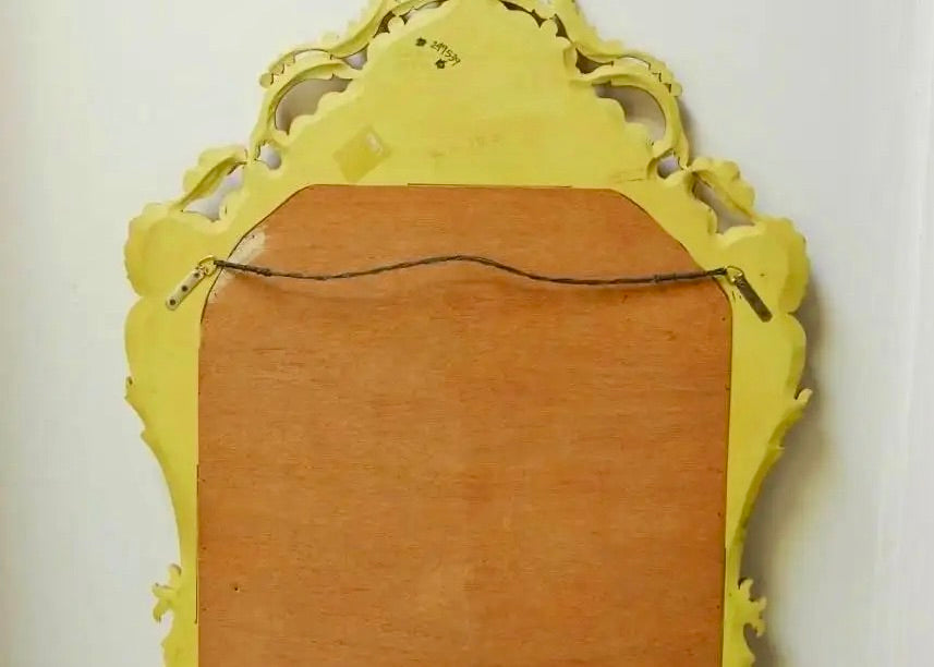 Espejo Chinoiserie Veneciano Lacado | Italia, 1970