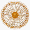 Araña Francesa de Ormolu y Cristal | Plafonnier Estilo Luis XVI del Siglo XIX