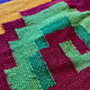 Alfombra Tradicional Rumana de Lana Hecha a Mano en los Años 50