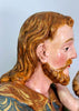 "San José con el Niño" | Escultura de Madera Policromada | Escuela Española Siglo XVIII