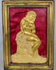 Cristo de la Humildad y Paciencia en Relieve de Oro Amarillo 18k, Siglo XVII