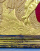 Cristo de la Humildad y Paciencia en Relieve de Oro Amarillo 18k, Siglo XVII