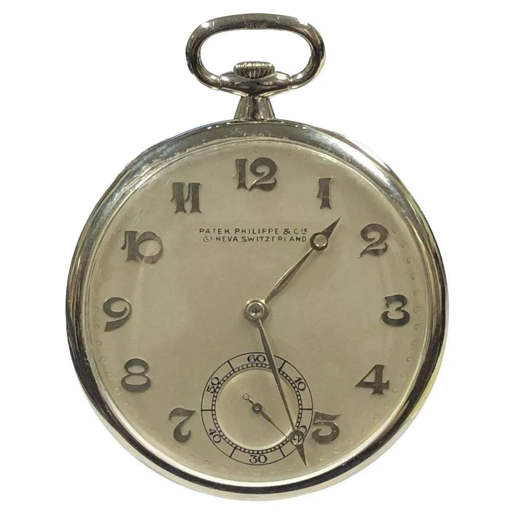Patek Philippe Años 20 | Reloj de Bolsillo de Oro Blanco