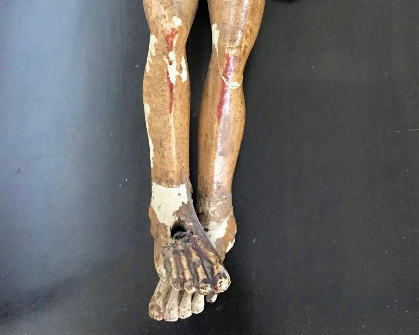 Cristo Crucificado en Madera Tallada, España, 1780