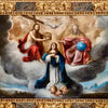 Bernardo Germán Llorente (Sevilla, 1680-1759) | Coronación de la Virgen por la Santísima Trinidad