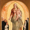 La Virgen del Rosario con Santo Domingo y Santa Catalina | Escuela Castellana, Siglo XVI