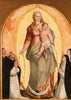 La Virgen del Rosario con Santo Domingo y Santa Catalina | Escuela Castellana, Siglo XVI