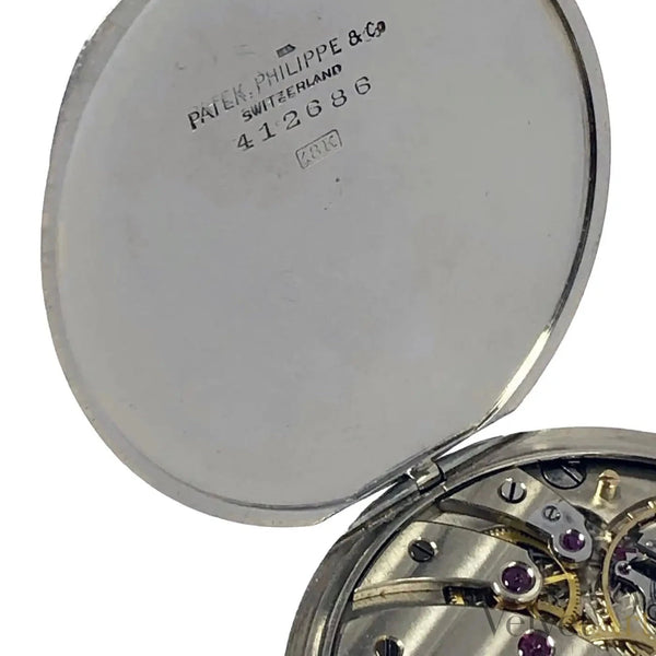 Patek Philippe Años 20 | Reloj de Bolsillo de Oro Blanco