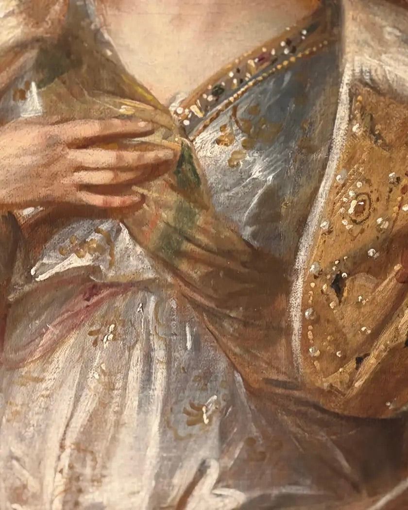 Johann Boeckhorst (Münster, 1604 – Amberes, 1668) Rubens | "Santa Úrsula", Óleo sobre Lienzo