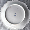 Plato de Porcelana Meissen con Borde de Oro