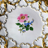 Plato de Porcelana Meissen con Borde de Oro
