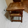 Silla Butaca en Castaño Transformable en Mesa | Obra del Maestro Faustino Martínez Martínez