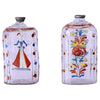 Botellas de Vidrio Esmaltadas Alemanas, Siglo XVIII