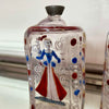 Botellas de Vidrio Esmaltadas Alemanas, Siglo XVIII